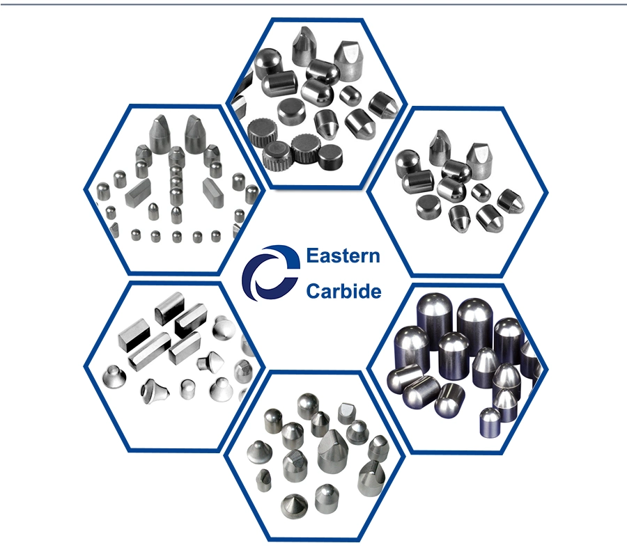 Wear Resistant Tungsten Carbide Mining Tips for Hard Rock Cut