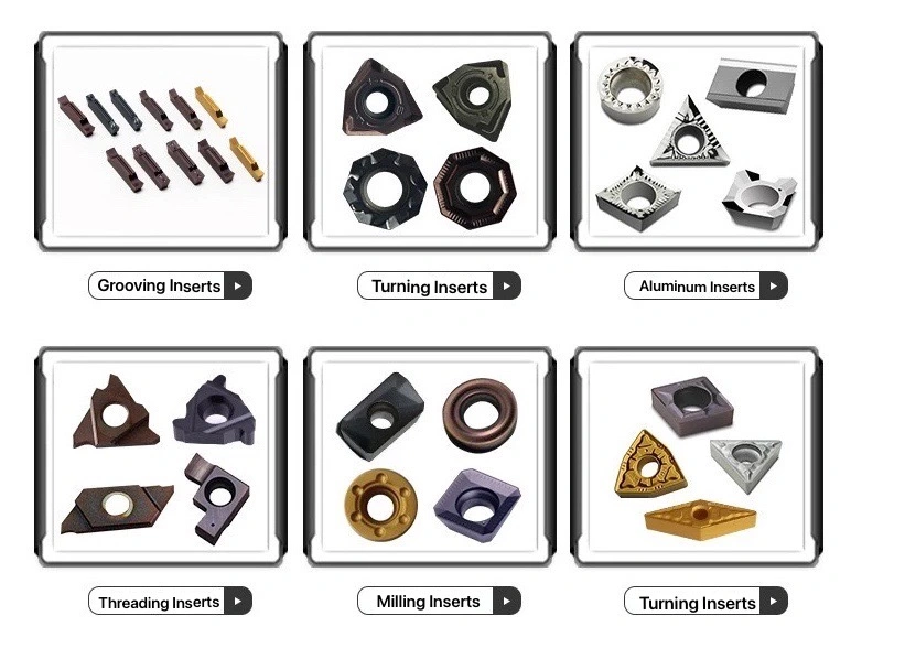 Internal Type Carbide Insert Threading 16IR-1.0 ISO with 1.0mm Pitch